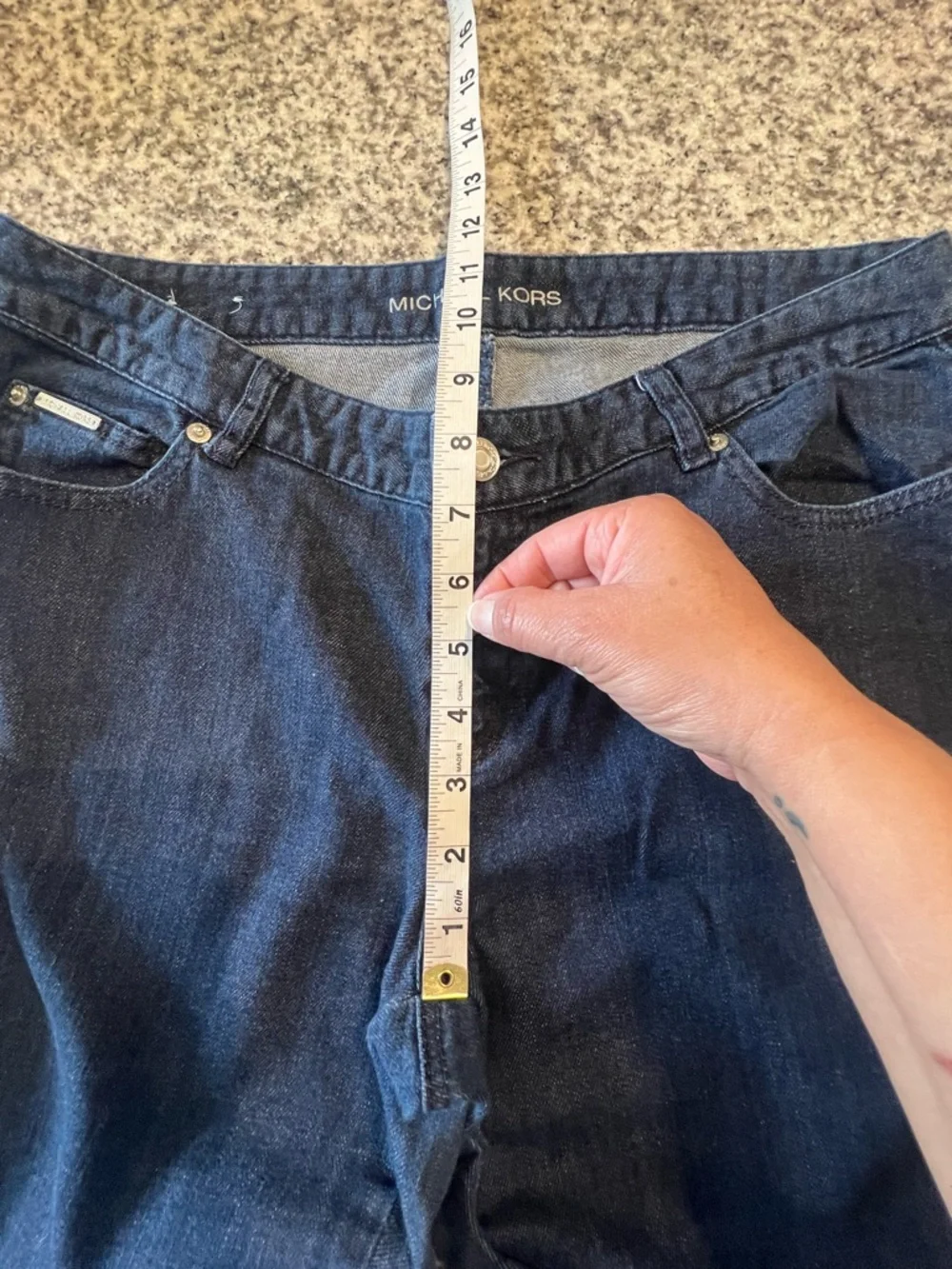 Michael Kors Dark Blue Bootcut Jeans Size 10